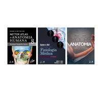 Kit Netter Atlas de Anatomia Humana + Guyton & Hall + Moore-Anatomia Orient