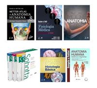 Kit Netter Atlas de Anatomia Humana + Sobotta Atlas de Anatomia + 4 livros