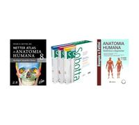 Kit Netter Atlas de Anatomia + Sobotta Atlas de Anatomia + Anatomia humana