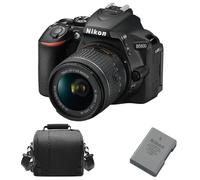 KIT NIKON D5600 AF-P 18-55MM F3.5-5.6G VR+bols batería ES-EL14A