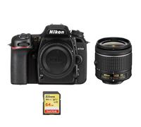 KIT NIKON D7500 AF-P 18-55mm F3.5-5.6G VR + SD SanDisk Extreme 64G