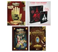 Kit O diário perdido de Gravity falls + Monstruário + 2 livros
