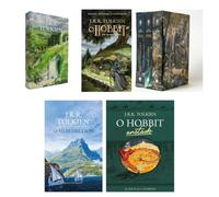 Kit O Hobbit + Ed. rev. + Trilogia Box + O Silmarillion + O Hobbit anotado