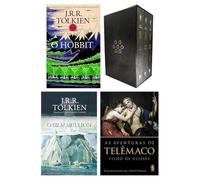 Kit O Hobbit + pôster + Trilogia Box + O Silmarillion + As Aventuras