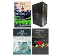 Kit O Hobbit + pôster + Trilogia Box + O Silmarillion + HOBBIT, O CAPA