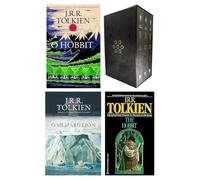 Kit O Hobbit + pôster + Trilogia O Senhor Box + O Silmarillion + The Hobbit