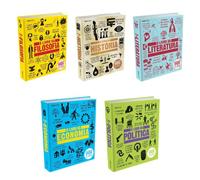 Kit O livro da filosofia + O livro + O livro da política + 2 livros