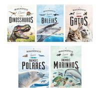 Kit O magnífico livro dos dinossauros + O magnífico livro + 3 livros