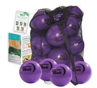 Kit oficial del club Bender Ball (25 morados). Pelota de pilates suave original de 23 cm. Pelota peque a de ejercicio para barra, yoga, estabilid