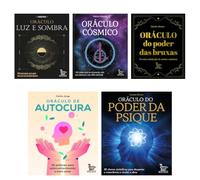 Kit Oráculo luz e sombra + Oráculo cósmico + Oráculo do poder + 2 livros