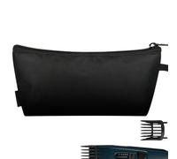 Kit organizador de artículos de tocador, bolsa de almacenamiento de aseo para hombres, 8.86 pulgadas, bolsas de almacenamiento para recortadora de pelo, funda portátil impermeable para herramientas de