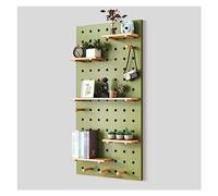 Kit organizador de tablero perforado, panel de exhibición que ahorra espacio para dormitorio, oficina, estudio, baño, fácil de instalar y solución de almacenamiento versátil