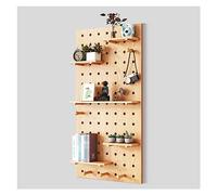 Kit organizador de tablero perforado, panel de exhibición que ahorra espacio para dormitorio, oficina, estudio, baño, fácil de instalar y solución de almacenamiento versátil