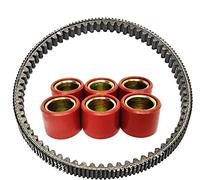 Kit original de correa y 6 rodillos para Piaggio Beverly Tourer E3 250 2007/2009