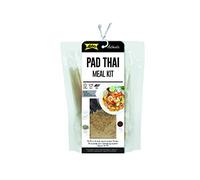 Kit Pad Thai 2 raciones 200 g con noodles de arroz, salsa y cacahuete molido; cocina tailandesa fácil en 10 min, poco picante, ideal para wok