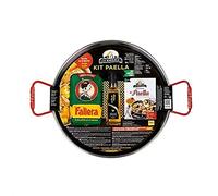 Kit Paellera + sazonador con Azafrán + Aceite oliva virgen extra + Arroz