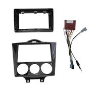 Kit Panel Instalación Y Audio Tablero 9 Pulgadas Adaptador Fascia Para Marco Coche Para Mazda RX8 2003 2004 2005 2006 2007-2008 fascia radio estéreo(Cable del marco)