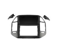 Kit Panel Montaje para Radio Salpicadero con Adaptador Fasica para Mitsubishi para Pajero V73 V60 V68 2004-2011 Accesorios Coche(Black Frame)