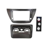 Kit Panel Radio 9 Pulgadas Salpicadero Panel DVD Adaptador Instalación Marco Consola Bisel para Mitsubishi para Lancer IX 2005-2010 Accesorios Coche(Gray)