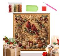 Kit Para Arte Con Perlas Navideño Set Material Pintura Decorativa Hecho A