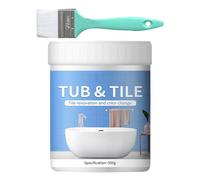 Kit para cambio de imagen de azulejos | Pintura para azulejos de secado rápido para paredes y suelos, kit de revestimiento de bañera de baja emisión de olores para encimeras, fregaderos, suelos