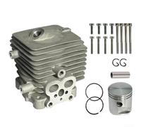 Kit para cilindro Motor 34mm para Sopladora BG56 BG86 Kit para | Diámetro 34mm, para ajuste para preciso BG56 y BG86, metal para robusto, instalación sencilla, mejora flujo aire