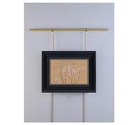 Kit para colgar cuadros, sistema de soporte montado en la pared para exposiciones de arte y galería, incluye ganchos de cable y accesorios de montaje