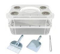 Kit para cría de de Seda Tapa Ventilada con Malla Fina Transparente