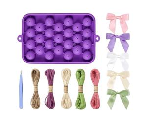 Kit Para Elaborar Jabones De Uva,Forma Flexible Manualidades Con Cuerdas | Kit De Molde De Jabón De Silicona Con Forma De Uva,Niños, Niñas, Pequeños, Mujeres, Adultos, Decoración del Hogar