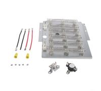 Kit para elemento Calefactor Secadora Queen para amana 503978 con Termostato y Fusible - Repuesto Nickel-Cromo para Modelos Compatibles