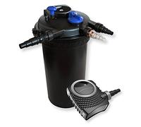 Kit para estanques con sistema de filtros a presión bio30000 litros filtro UVC 18W bomba