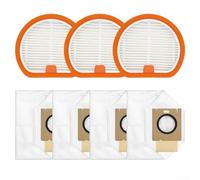 Kit para filtro Bolsa para polvo Para UWANT V500 Inalámbrico(A) | Captura para polvo fino, caspa mascotas, aire para limpio, microfibra nylon, para fácil mantenimiento