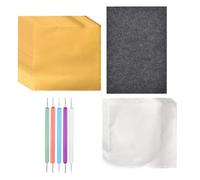 Kit para gofrado sobre lámina de aluminio - Juego de herramientas para impresión en hoja de aluminio, fieltro incluido | Apto para todas las edades diseñado para un fácil procesamiento tridimensional