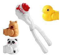 Kit Para Hacer Bolas De Nieve - Molde De Hielo De Capibara De Dibujos Animados, Herramienta Para Hacer Muñecos De Nieve, Juego De Clips Paras Bolas De Nieves, Al Aire Libre, Hogar, Escuela, De