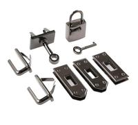 Kit Para Hacer Bolsos De Cuero 7 unids/set de cierre Metal, botón bloqueo for bolso mujer, hombro, accesorios DIY para Manualidades(2)