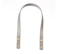 Kit Para Hacer Bolsos De Cuero Cinturón de bolso desmontable cuero PU, correa asa for, accesorios for, botón repuesto for equipaje Color sólido DIY para Manualidades(Light Grey)