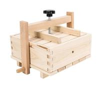 Kit para hacer, caja de prensa de casera, colador de, bandeja de goteo acoplable, máquina de queso y kit de fabricación de, escurridor de de madera, herramienta de cocina,