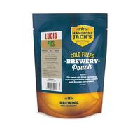 Kit para hacer cerveza Pilsner 23 L Traditional Series, extracto de malta envasado en frío, lúpulo líquido y levadura, lager dorada equilibrada y refrescante