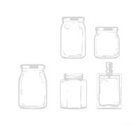 Kit para hacer marcapáginas, 60 unidades, películas transparentes para | 60 películas PET transparentes, 4 estilos únicos, incluye pinzas perforadoras de borlas, perfectas para flores prensadas