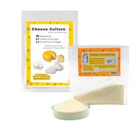 Kit para Hacer Queso - Cuajo 25g y Cultivos Bacterianos, para Leche de Vaca, Cabra,Ingredientes para la Fabricación de queso