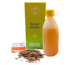 Kit para Hacer Vinagre Casero con Madre VINA 100ml - Base Natural para Vinagre de Manzana, Sidra, Vino, Frutas y Balsámico