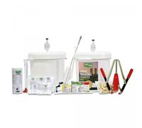Kit para Hacer Vino Tinto y de Fruta en casa - Set de Inicio Maxi con 2 Cubos de 30 l, grifos y levaduras Bioferm - Instrucciones en holandés