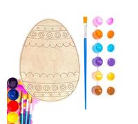 Kit para huevos de Pascua DIY | Juego para manualidades de madera - Crea Pascua - para niños actividades creativas escuelas, casas, cumpleaños y momentos familiares