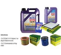 Kit para Inspección de Filtro Liqui Moly Aceite 6L 5W-40 Citroën Berlingo Mf 1.9