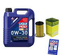 Kit para Inspección Filtro Liqui Moly Aceite 5L 0W-30 Chevrolet Cruze J300 1.6