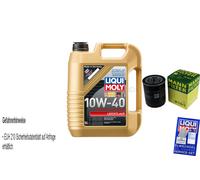 Kit para Inspección Filtro Liqui Moly Aceite 5L 10W-40 Fiat Punto Van 176L 1.7D