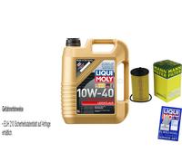 Kit para Inspección Filtro Liqui Moly Aceite 5L 10W-40 Opel Corsa D F08 F68 1.2