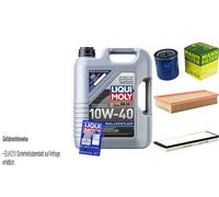 Kit para Inspección Filtro Liqui Moly Aceite 5L 10W-40 Peugeot 306 Break 7E N3