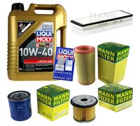 KIT para INSPECCIÓN FILTRO LIQUI MOLY ACEITE 5L 10W-40 Peugeot 306 Ventana
