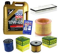 KIT para INSPECCIÓN FILTRO LIQUI MOLY ACEITE 5L 10W-40 Peugeot 306 Ventana